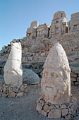 Nemrut Dagi Milli Parki, the tomb of King  Antiochos I, east terrace 